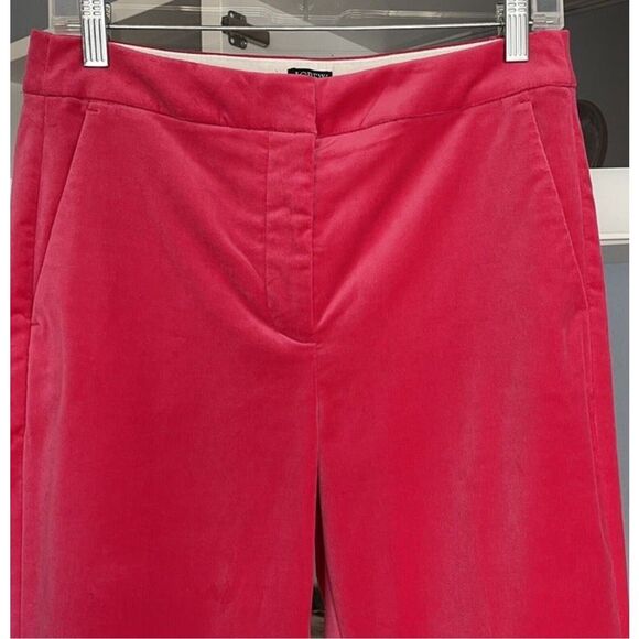 NWOT J.Crew Collection Willa Pants ONLY in Tipped Stretch Velvet -SIZE 4 Dr - Picture 7 of 10